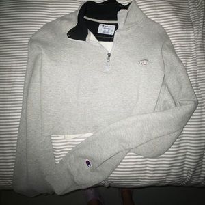 Cropped champion halfzip